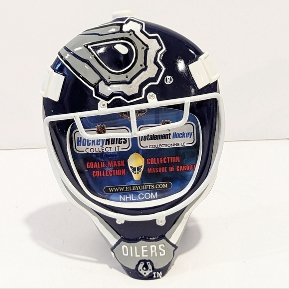 NHL Edmonton Oilers goalie mask frame - Picture 2 of 9